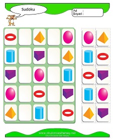 Sudoku Çocuk Bulmacaları